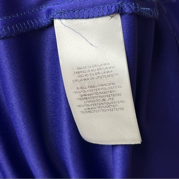 NWT RALPH LAUREN Tiered Draped Chiffon Ruffle Sleeveless Keyhole Front Dress 0 - Picture 5 of 5